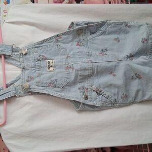 OshKosh B'gosh Striped Floral Kids Overalls